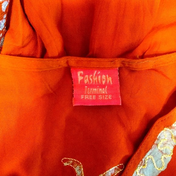 Boho Tie-Dye Butterfly Dress - Picture 6 of 7